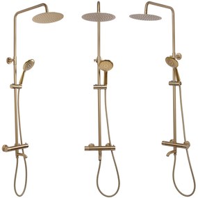 Zuhanyszett Termosztátos REA Lungo Gold Brush