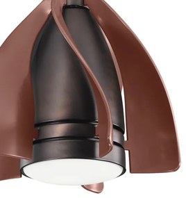 Kichler KLF-TERNA-15-BB-LED Dimmelhető mennyezeti ventilátor TERNA LED/10W/230V + távirányító
