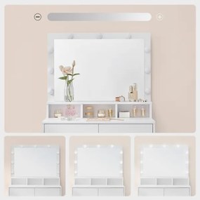 HATOR fehér sminkasztal