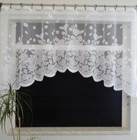 Mg Függöny Ív 14659 jacquard 230x110 szalaggal lengyel