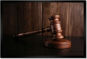 Poszterek keretben 60x40 Fa bíró kalapács