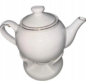 Porcelán teáskanna melegítő kancsó fehér 950 ml