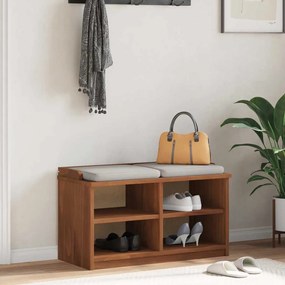 SANDNES tömör fenyőfa előszobapad 87x40x50 cm