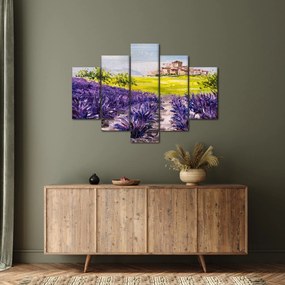 Kép - Provence, franciaország, olajfestmény (150x105 cm)