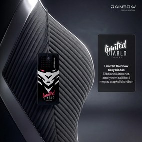 Szürke szövet gamer szék X-Horn 2.0 Rainbow Grey, Normal