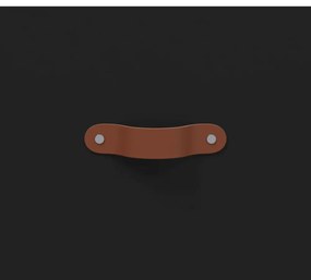 fekete szerelt fa faliszekrény 60 x 36,5 x 35 cm