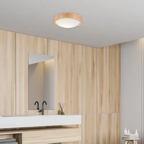 OAK SLIM mennyezeti lámpa 1xE27/60W/230V, tölgy, ? 27 cm