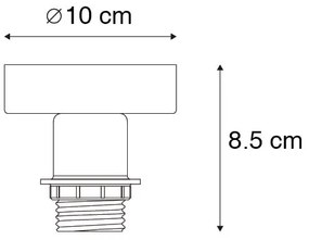 Acél mennyezeti lámpa - Combi