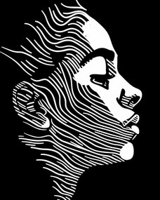 Poszter 40x50cm Szavak vonalai