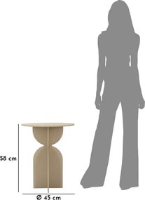 Fém kerek tárolóasztal ø 45 cm Dune – Mauro Ferretti