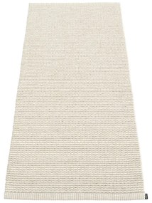 Krémszínű kültéri-beltéri futószőnyeg 60x150 cm Mono Linen Vanilla – Pappelina