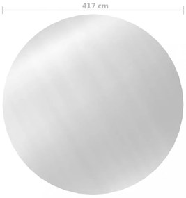 ezüst polietilén medencetakaró 417 cm