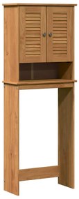 WC Szekrény VIGO mézbarna 60 x 27 x 161 cm Tömör fenyőfa