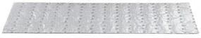 15 db szürke négyszögletes öntapadó lépcsőszőnyeg 76x20cm