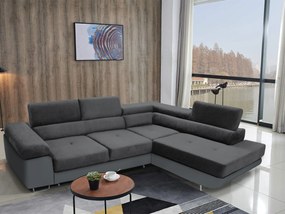 Sarok ülőgarnitúra Ascend L (szürke) (J). 1056909