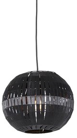 Modern függőlámpa fekete 30 cm - Zoë