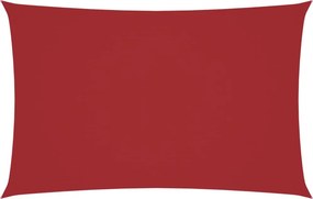 vidaXL piros téglalap alakú oxford-szövet napvitorla 2 x 4,5 m