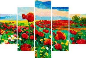 Kép egy mező mákkal (150x105 cm)