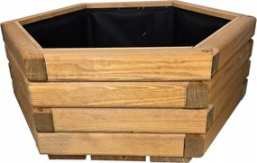 Kerti virágtartó, fa bársony 60/53/25 cm Pinia