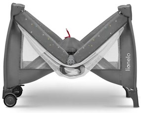 Lionelo - Utazóágy STEFI PLUS, szürke/többszínű