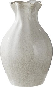 SELINA kerámia váza 35 cm, fehér