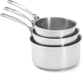 De Buyer 3410.03 - MILADY 3 részes rozsdamentes acél nyeles lábas szett