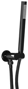 Zuhanyszett rejtett REA Lungo Black Metallic + BOX