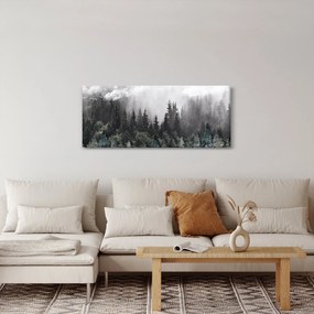Kép - Erdő illusztrált elemekkel (120x50 cm)