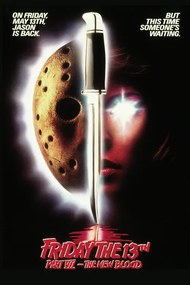Művészi plakát Friday The 13th - Jason is back, (26.7 x 40 cm)
