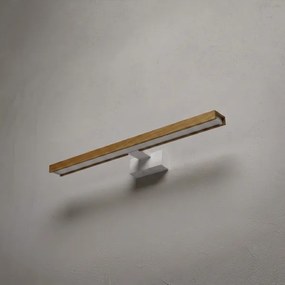 Brilagi - LED fürdőszobai tükörvilágítás 3 az 1-ben WOODY MIRROR LED/12W/230V IP44 fehér/tölgy
