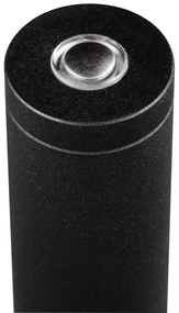 Fekete-ezüstszínű LED állólámpa (magasság 150 cm) Orbit – Trio Select