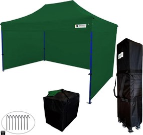 Elárusító sátor 3x4,5m  - Zöld