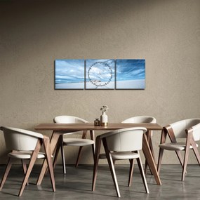 Mezőkép (órával) (90x30 cm)
