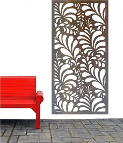 Elegáns fa panel virágmintával | PIKI