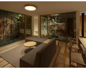 APLED - LED Mennyezeti lámpa RONDO LED/48W/230V á. 50 cm tölgy