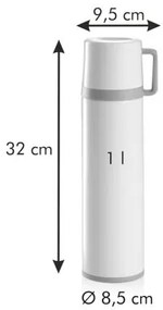 Tescoma CONSTANT CREAM termosz bögrével, 1 l