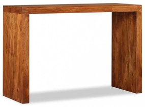 tömör fa konzolasztal mézszínű bevonattal 110 x 40 x 76 cm