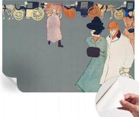 Mosható öntapadós fotótapéta étkezőbe Hintó ruhák 208x146 cm