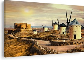 Kép - Szélmalmok (90x60 cm)