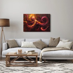 Kép - Polip, olajfestmény (90x60 cm)