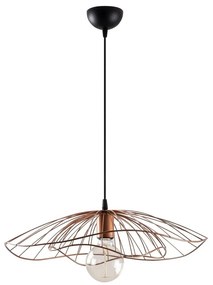 Rézszínű függőlámpa ø 50 cm Farac – Opviq lights