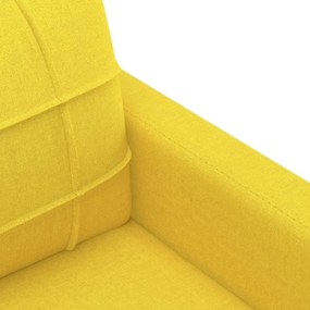 világossárga szövet kanapéfotel 60 cm