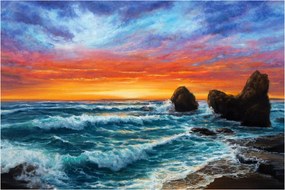 Kép - naplemente (90x60 cm)