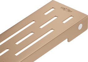 Mexen Flat M01 vonalmenti lefolyó takarólap 50 cm, kefe réz - 1C20050