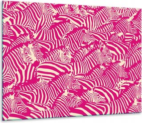 7in1 Üveg Tűzhelyvédő Főzőlap 60x52 Zebra