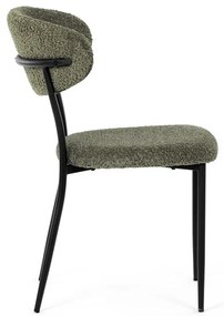 Zöld Bouclé Étkezőszék. CT-W1021 GRN2