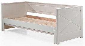 Fehér gyerekágy kihúzható pótággyal 180x200-90x200 cm PINO – Vipack