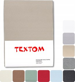 Magas Gumis Lepedő 180x200 +30cm Pamut Jersey Különböző Színekben