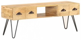 tömör mangófa TV-szekrény 120 x 35 x 45 cm