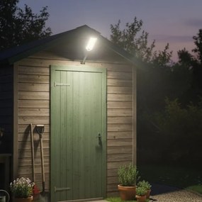 Fényerőszabályozható LED napelemes utcai lámpa érzékelővel VENICE 200W/12000 mAh IP65 fekete +távirányító